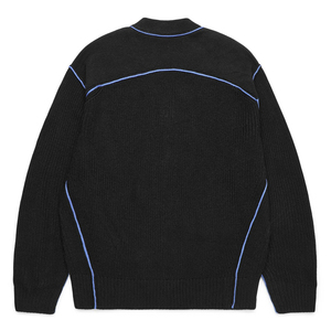 Latest Design Solid Casual Sorority Cardigan Custom Embroidered LOGO Loose Fit Winter Sorority V-Neck Unisex <b>Plus</b> <b>Size</b> Cardigan - Product Image 2