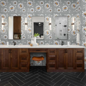 Azulejos de porcelana de diseño 60X120CM 600X1200MM 24X48 Acabado brillante Elegante formato grande para interiores de lujo - Product Image 1