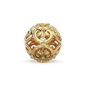 Cuentas Espaciadoras de Oro Macizo de 14k y 18k, Hechas a Mano, Resistentes y Hermosas, para Fabricación de Joyería, 6mm, 8mm, 10mm - Product Image 1