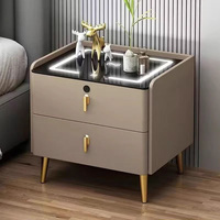 Fabricant de tables de chevet avec support de charge sans fil, personnalisation et verrouillage intelligent par empreinte digitale