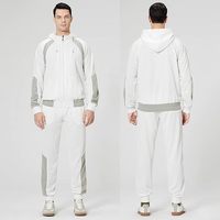 Ensemble de survêtement professionnel unisexe personnalisé pour équipe, vêtements de sport, entraînement athlétique, veste polaire imprimée à fermeture éclair intégrale, pantalon de jogging uniforme