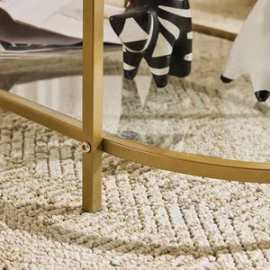 Elegant Gold Metal Coffee <b>Table</b> Handmade Luxury Furniture Premium Iron Metal Coffee <b>Table</b> Home Decoration Zahid Exports - Product Image 4