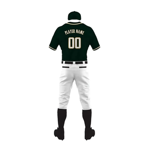 Ensemble d'uniformes de baseball athlétiques avec logo personnalisé, maillot et pantalon, évacuation de l'humidité, fabricant et fournisseur de vêtements OEM - Product Image 3