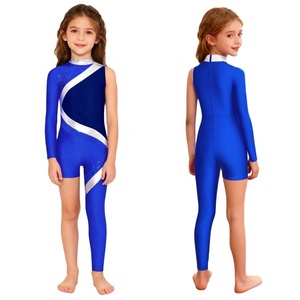 ชุดแสดงยิมนาสติกสำหรับเด็กผู้หญิงอายุ 6-16 ปี ชุดจั๊มสูทสำหรับการแสดงเต้นรำ ชุดเต้นรำสำหรับเด็กผู้หญิง ชุดเต้นรำแนวลิริคอล - Product Image 2