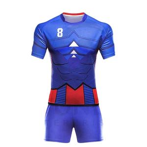 Vente en gros vêtements de sport personnalisés maillot de rugby survêtement ensemble complet à sublimation ou kit de rugby à impression numérique coupé-cousu - Product Image 1