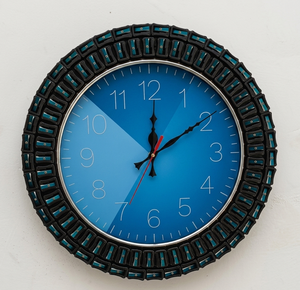 Creative Pencil Sharpener Mosaic Wall <b>Clock</b> Handmade Silent Hanging Quartz Needle Art Deco Decorative for Living Room Office - Product Image 5