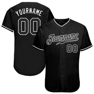 Camiseta de béisbol negra con cuello en V de tela de malla de alto rendimiento, personalizada por sublimación, precio de fábrica - Product Image 1