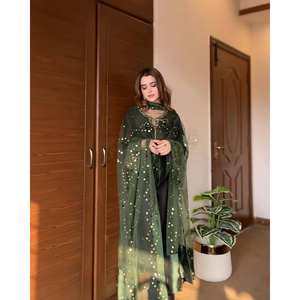 Conjunto de traje bordado para fiesta XL con hilo y trabajo Zari para hombre - Product Image 3