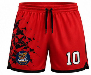 Eco-Friendly Customizable <b>Soccer</b> Football Shorts Non Woven High Performance Moisture-Wicking Breathable Plus Size Quick Dry - Product Image 1