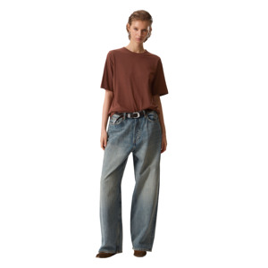 Camiseta Casual Ecológica para Mujer con Apliques, 100% Algodón, Transpirable y de Secado Rápido, para Uso Diario en Verano, Corte Regular, en Stock - Product Image 1