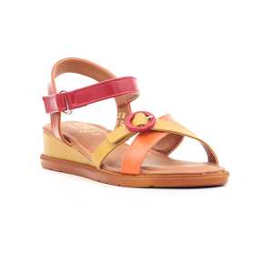 Sandale à talon moutarde FR4870 - Product Image 3