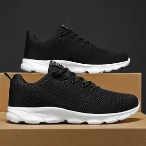 Nuevos zapatos para hombre, zapatillas informales transpirables, zapatillas de verano blancas y negras para correr, calzado deportivo ligero y suave para mujer y hombre - Product Image 3