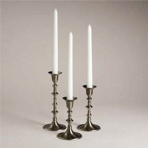 Luxury Gold <b>Brass</b> Metal Pillar Candle Holder Stand Set Vintage Polished Taper <b>Candlestick</b> For Wedding Table Centerpiece Decor - Product Image 3