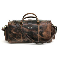 Sac de voyage en cuir Heldal personnalisé par le fabricant, sac de sport pour la nuit, sac de week-end, sacs de sport de haute qualité, grands sacs de voyage pour hommes