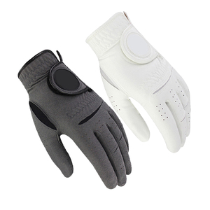 Gants de golf personnalisables pour hommes et femmes, en cuir véritable, respirants, antidérapants, avec logo imprimé, pour mains gauche et droite - Product Image 3