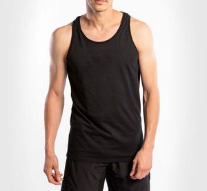 เสื้อกล้ามผู้ชายผ้าฝ้าย/ใยไผ่สีพื้นสวมใส่สบาย แห้งเร็ว ต้านเชื้อแบคทีเรีย รับผลิตตามสั่งพร้อมปักโลโก้ขายส่ง - Product Image 2