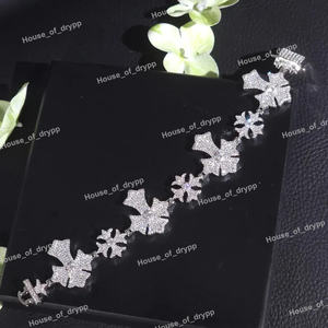 Pulsera Ajustable con Diseño de Cruz de Diamantes Moissanite VVS, Estilo Hip Hop, Plata de Ley 925, Unisex - Product Image 3