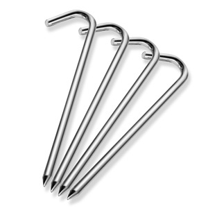 สมอบกสแตนเลส 13 นิ้ว สำหรับตั้งแคมป์กลางแจ้งทุกฤดู ด้ามจับโลหะ แบบ DIY - Product Image 3