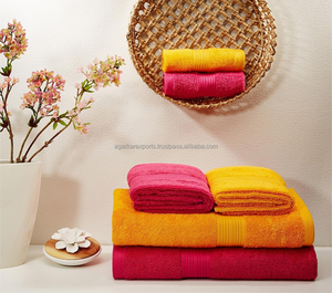 Juego de Toallas de Algodón de 6 Piezas, 500 GSM, Suaves y Duraderas, Precio de Fábrica, para Hotel, Spa y Salón - Product Image 2