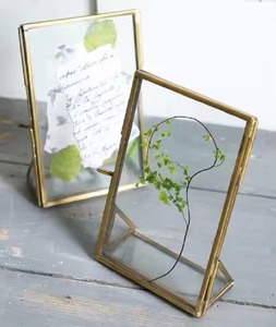 <b>Designer</b> <b>Wall</b> Picture <b>Frame</b> Metal Glass Photo Display Interior Home Decor - Product Image 3
