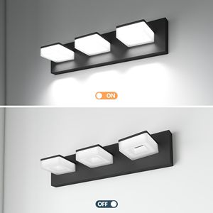 Lámpara LED Moderna para Baño, 3 Luces, 20 Pulgadas, Acabado Cromado, Iluminación de Pared - Product Image 6