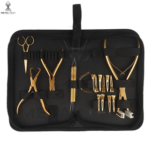 Buen Proveedor, Última Tendencia, Kit de Herramientas para Extensiones de Cabello de Alta Gama, Totalmente Personalizado, Duradero, con Acabado en Dorado, para Salón y Belleza - Product Image 1