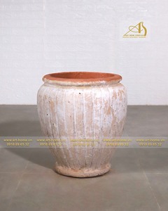 Atlantis AN046H80OW <b>Old</b> White Ceramic Pot a Graceful Addition for Home for Plants Garden Decor and <b>Mini</b> Landscapes Decor Set Pro - Product Image 3