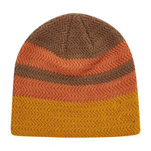 Bonnet d'hiver douillet en jacquard avec fil épais, intérieur doux et coupe décontractée pour un look élégant en extérieur par temps froid - Product Image 5