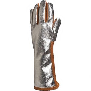 Guantes aluminizados STALWART IMPEX para trabajo en altas temperaturas, con puño de seguridad, 8 oz, 14 pulgadas, para soldadura en fundición, Europa - Product Image 3