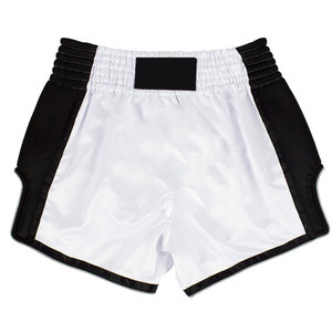 Shorts de Muay Thai para Hombre Hechos en Pakistán, con Contraste de Color, de Alta Calidad, Cómodos para Entrenamiento - Product Image 1