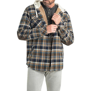 Unisex Thick Ultra Soft Cartoon Print Streetwear Hooded <b>Flannel</b> Shirt <b>Jacket</b> with Side Warm Pockets - Product Image 2