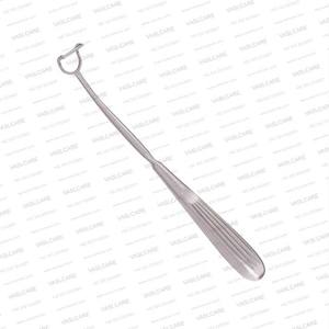 Cureta Curva Adenoides Barnhill, Tamaño Infantil, 6 mm de Diámetro, Longitud Total (22 cm), Acero Inoxidable, Instrumento Quirúrgico ORL, Vaslcare - Product Image 2