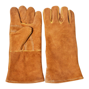 Gants en cuir de haute qualité, gants de sécurité pour le travail, fournisseur d'usine au Pakistan, gants de soudage industriels fabriqués au Pakistan - Product Image 1