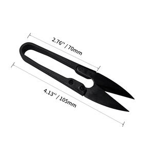 Professional Tailor <b>Scissor</b> Carbon Steel Thread Snips U Shape Spring <b>Sewing</b> <b>Scissors</b> Tailoring Craft DIY Garment Manganese - Product Image 6
