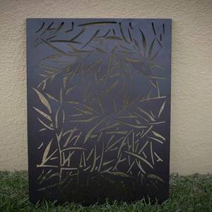 รั้วอะลูมิเนียมตัดด้วยเลเซอร์ รั้วกั้น รั้วกันสนิม สำหรับสวนภายนอกอาคาร ขนาดสั่งทำได้ เคลือบสีฝุ่น - Product Image 6