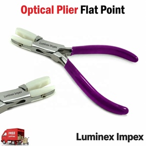 Half Flat Half Round Nose Pliers Premium Quality Tool Steel Smooth <b>Tension</b> <b>Wire</b> Bending Jewellery Pliers Jewellery Mak - Product Image 1