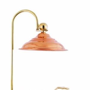 Juego de calentadores de comida de lujo de cobre martillado con soporte de tapa elevable de gancho alto dorado, estilo indio, redondo, para buffet, para restaurantes - Product Image 3