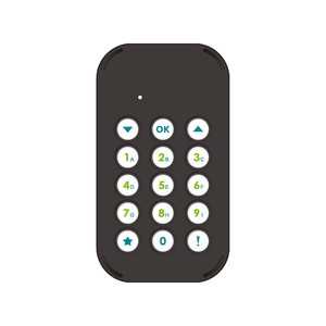Bontech K-15 Customized Logo ABS Shell RF-2.4G <b>Wireless</b> Remote <b>Controller</b> 2032x2 Battery >10m Range for Lighting Control - Product Image 1