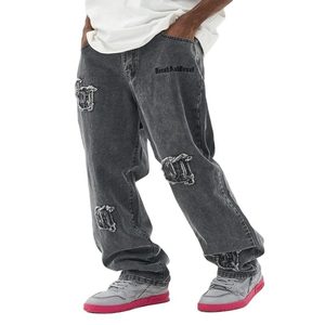 Baggy Jeans Relaxed Denim Pants Casual Wear Comfortable Fit for Men and Women - Product Image 5