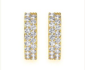 Boucles d'oreilles de luxe ZAWO HOUSE VVS1 en moissanite taille poire, bijoux de mariage en argent 925 pour femme - Product Image 2