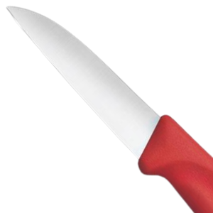 Cuchillos de pelar con mango rojo, cuchillos de cocina de acero inoxidable con hoja afilada para pelar, cortar y decorar frutas y verduras - Product Image 4