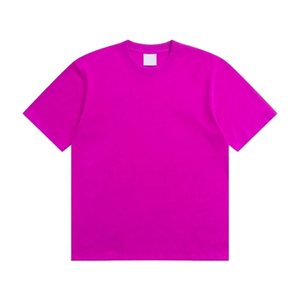 T-shirt unisexe en coton uni, coupe classique, col rond, manches courtes, couleur unie, jersey décontracté, tricoté, écologique, respirant - Product Image 1