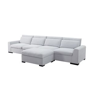 Divano Componibile Modulare 149 con Pouf, Elegante Set per Soggiorno - Product Image 6