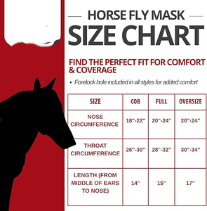 Horse <b>Fly</b> <b>Mask</b> Ears, Full Size - Breathable Lightweight Snug Fit Horse Face Covering, Mesh Eyes & Ears, Forelock Hole, - Product Image 5