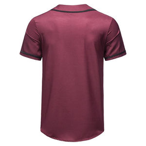 Breathable Polyester Shirts for Baseball & Softball Short Sleeve Baseball Shirts New Arrival Best Selling Baseball Jersey - Product Image 3