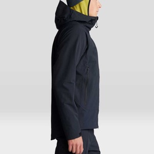 Ventes chaudes - Vestes softshell décontractées pour hommes, design tendance d'hiver, toile imperméable, respirante, séchage rapide, col carré, logo sur le devant - Product Image 3