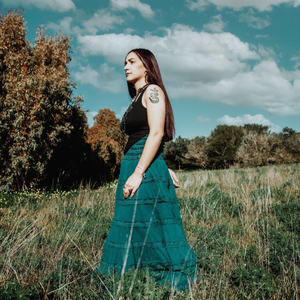 Falda Larga Bohemio Maxi, Falda Gitana Prairie, Falda Fluida de Algodón para Festival, Falda Boho con Volantes, Atuendo de Verano - Product Image 1