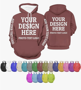 Sudadera con Capucha de Manga Larga para Hombre, Color Sólido, 400GSM, con Bolsillo Holgado, Estilo Urbano, Ropa Deportiva Informal, Fabricación OEM/ODM, con Logotipo Personalizado - Product Image 2