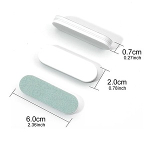 Lime à ongles double face en éponge, ponçage et polissage, grain 180, réutilisable, nouveau design pour le soin des ongles - Product Image 2