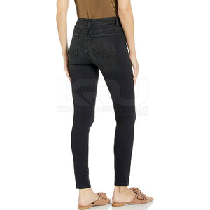 Stylish Slim Fit Winter Women <b>Jeans</b> Pants with Modern Cut <b>Soft</b> 100% Cotton Fabric Breathable & Eco-Friendly for Casual Outfits - Product Image 3